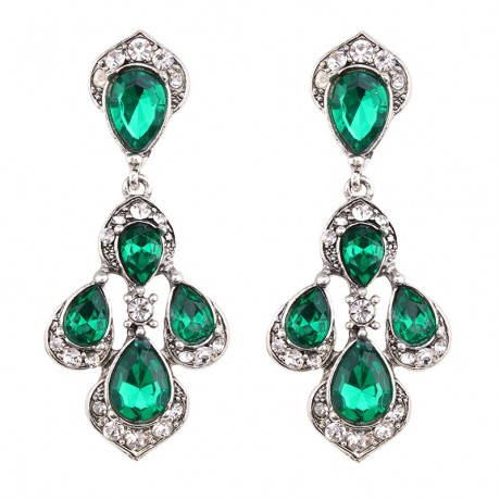 Crystal Unique Design Dangle Crystal Earrings Jewelry for Women