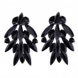 Fashion Jewelry Vintage Exaggeration Crystal Earrings Studs Dangle Earrings Women and Girls 