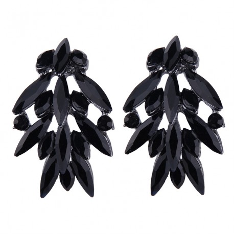 Fashion Jewelry Vintage Exaggeration Crystal Earrings Studs Dangle Earrings Women and Girls