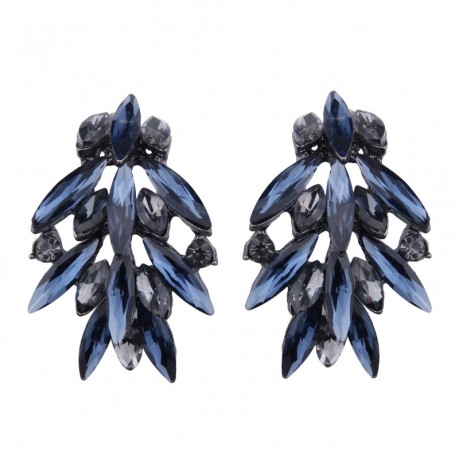 Fashion Jewelry Vintage Exaggeration Crystal Earrings Studs Dangle Earrings Women and Girls