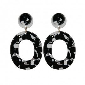 Fashion Earring Acetic Acid Acrylic Earrings Vintage Geometric Stud Earrings Women Jewelry