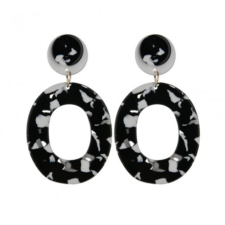 Fashion Earring Acetic Acid Acrylic Earrings Vintage Geometric Stud Earrings Women Jewelry