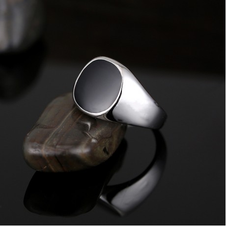 18K Gold Plated Fashion Petrol Dripping Knuckle Ring for Men(7-12)