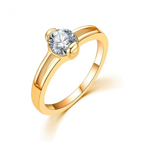Stainless Steel Fashion Ring Hot Zirconia Diamond Band Rings For Boys And Girls(6-10)