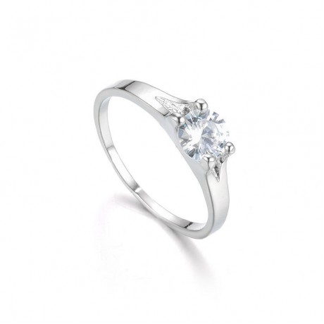 Simple Zirconia Ring Diamond Solitaire Fashion Ring For Men And Women(5-10)