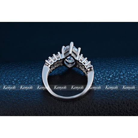 Hot Platinum-Plated Rings Horse Eye Zirconia Rings For Women(6-10)