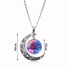 Pendant Necklace Three Pieces Jewelry Set Pendant Necklace Earrings Bracelet for Women 