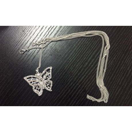 Women 24K gold sexy butterfly Bikini Waist Belt Chain Adjustable Body Chain
