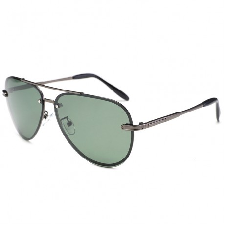 Classic Polarized Sunglasses for Men Driving Sunglasses with Metal Frame
