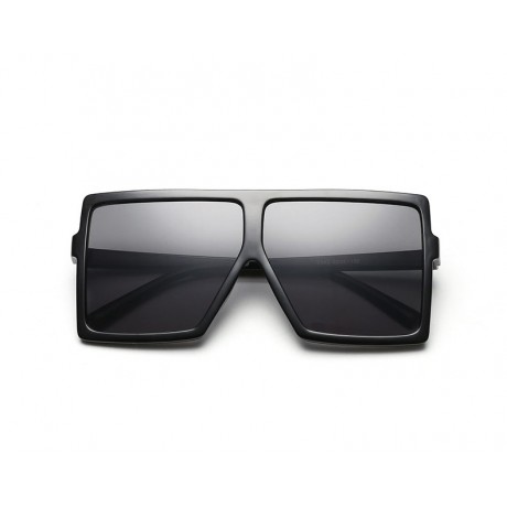 Women's Flat Mirrored Sunglasses Reflective Color Lens Large Sunglasses Square Style Sunglasses