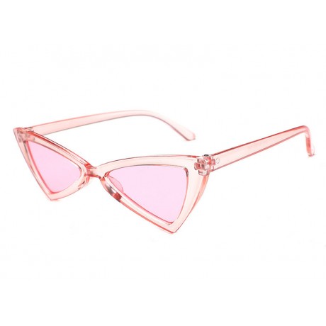  Retro Vintage Cat Eye Sunglasses for Women Color Plastic Frame Glasses