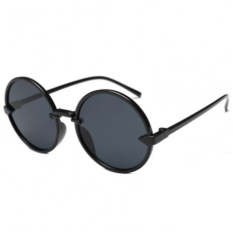 Fashion Sunglasses Vintage Reflective Color Lens Round Sunglasses for Men Women