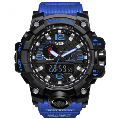 Men's Digital Sports Watch Waterproof Casual Luminous Stopwatch Multifunctional Electronic Watch