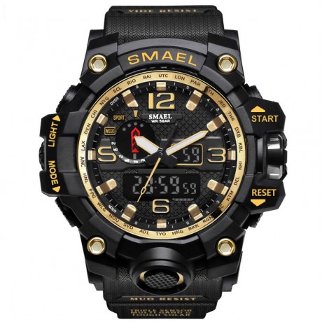 Men's Digital Sports Watch Waterproof Casual Luminous Stopwatch Multifunctional Electronic Watch