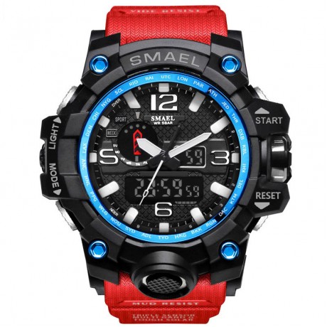 Men's Digital Sports Watch Waterproof Casual Luminous Stopwatch Multifunctional Electronic Watch