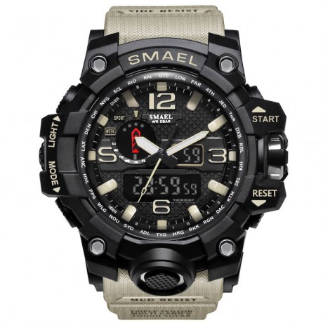 Men's Digital Sports Watch Waterproof Casual Luminous Stopwatch Multifunctional Electronic Watch