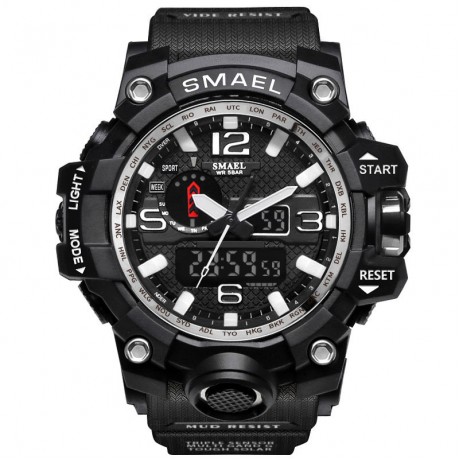 Men's Digital Sports Watch Waterproof Casual Luminous Stopwatch Multifunctional Electronic Watch
