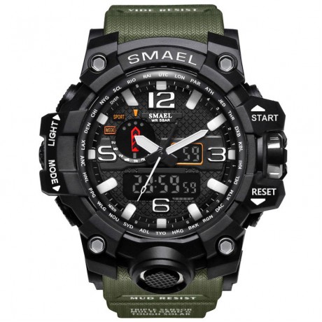 Men's Digital Sports Watch Waterproof Casual Luminous Stopwatch Multifunctional Electronic Watch