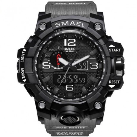 Men's Digital Sports Watch Waterproof Casual Luminous Stopwatch Multifunctional Electronic Watch