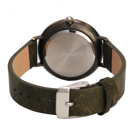 Fashion Casual Watch 3D Flower Pattern PU Leather Strap Watch for Women Ladies Students