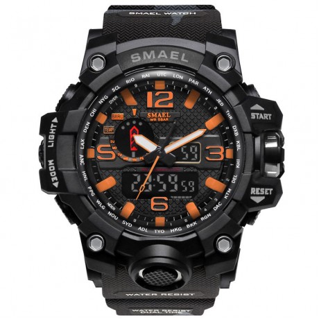 Mens Military Watch Multifunctional Sports Water Resistant Alarm Electronic Wrist Watch