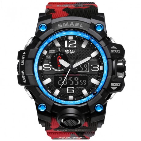 Mens Military Watch Multifunctional Sports Water Resistant Alarm Electronic Wrist Watch