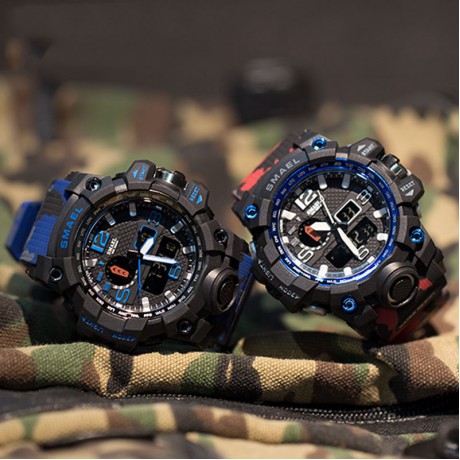 Mens Military Watch Multifunctional Sports Water Resistant Alarm Electronic Wrist Watch