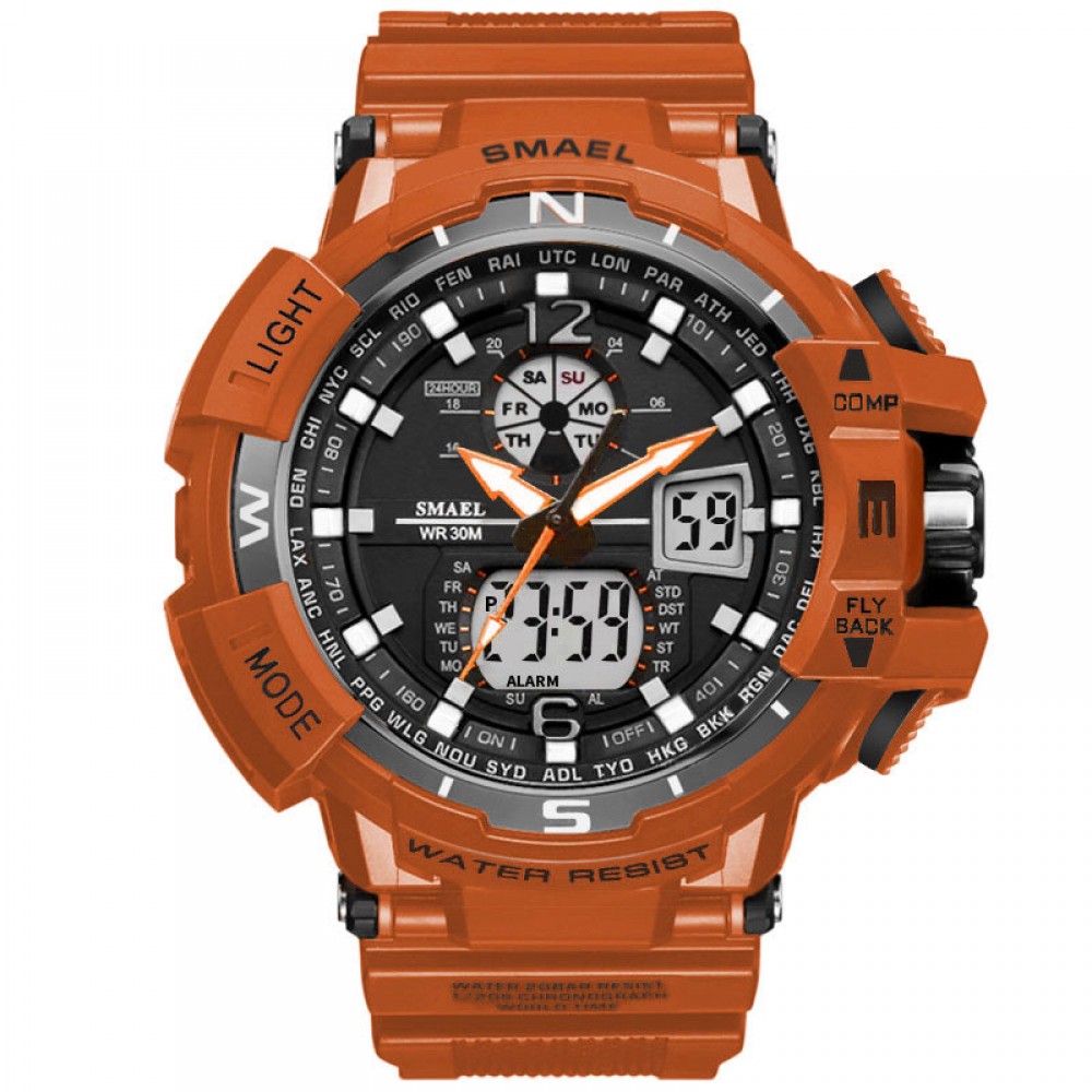 Military Digital Sport Watches Multi-functional Outdoor Watches Waterproof Led Wrist Watches for Men   