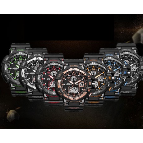 Military Digital Sport Watches Multi-functional Outdoor Watches Waterproof Led Wrist Watches for Men   