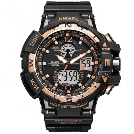 Military Digital Sport Watches Multi-functional Outdoor Watches Waterproof Led Wrist Watches for Men   