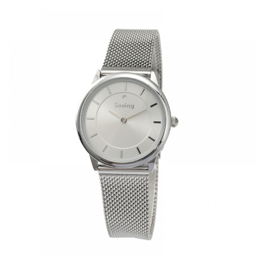 Fashion Gorgeous Watch Waterproof Mesh Alloy Stainless steel Watches for Women