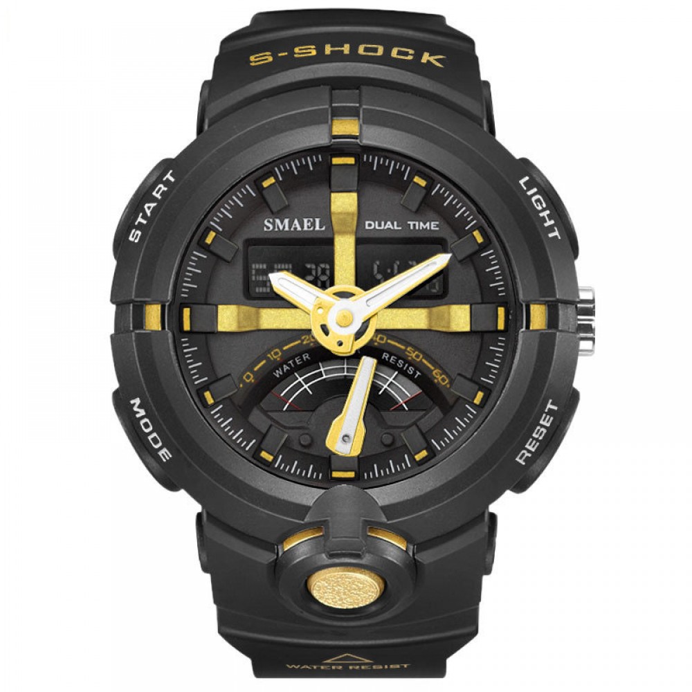 Mens New Fashion Multifunction Quartz Movement Waterproof Electronic Wrist Watches 