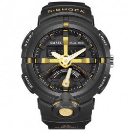 Mens New Fashion Multifunction Quartz Movement Waterproof Electronic Wrist Watches  