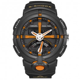 Mens New Fashion Multifunction Quartz Movement Waterproof Electronic Wrist Watches  