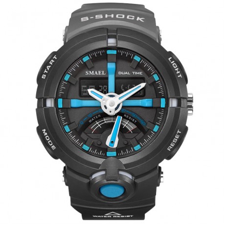 Mens New Fashion Multifunction Quartz Movement Waterproof Electronic Wrist Watches 