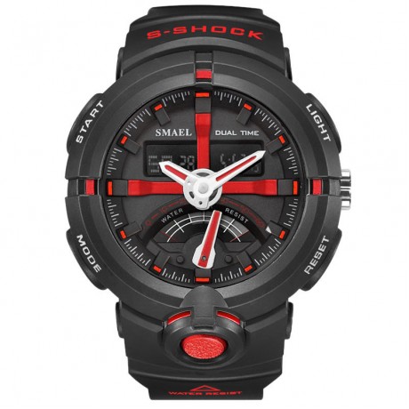 Mens New Fashion Multifunction Quartz Movement Waterproof Electronic Wrist Watches 