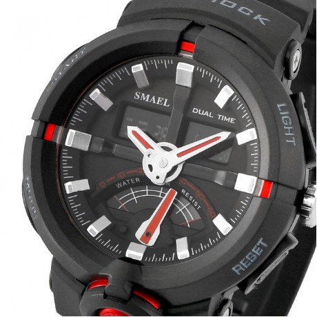 Mens New Fashion Multifunction Quartz Movement Waterproof Electronic Wrist Watches 