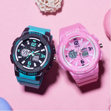 His and Hers Watch,Digital Watches for Women and Men Multifunction Classic 30M Waterproof Couple Watches 