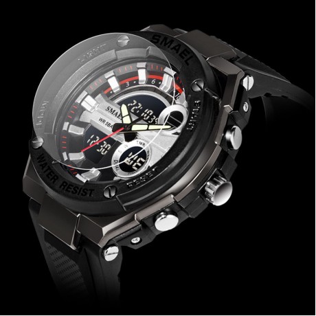 Multi-Fountion Digital Watch Outdoor Sport Waterproof Watches For Women And Men