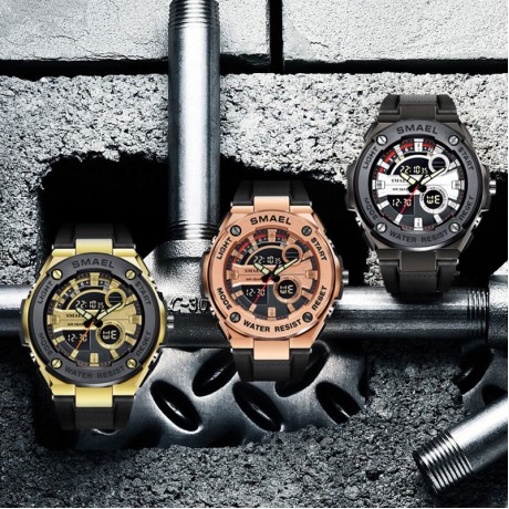 Multi-Fountion Digital Watch Outdoor Sport Waterproof Watches For Women And Men