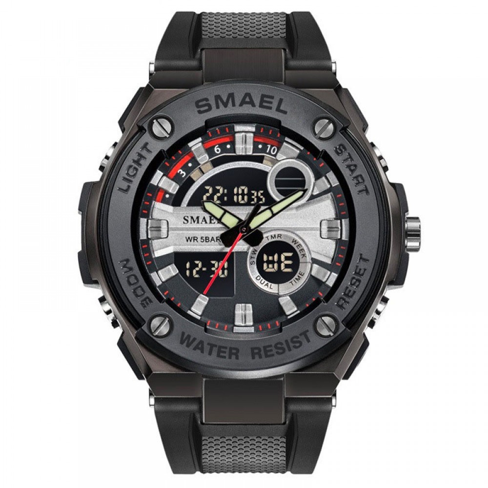 Multi-Fountion Digital Watch Outdoor Sport Waterproof Watches For Women And Men