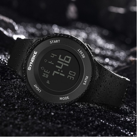 Digital Sport Watch Led 50M Waterproof Electronic Wrist Watch With Alarm For Teens