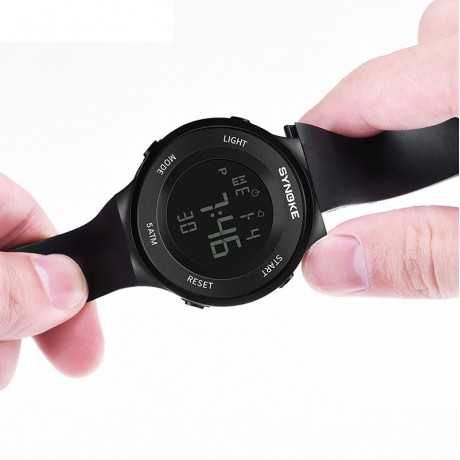 Digital Sport Watch Led 50M Waterproof Electronic Wrist Watch With Alarm For Teens