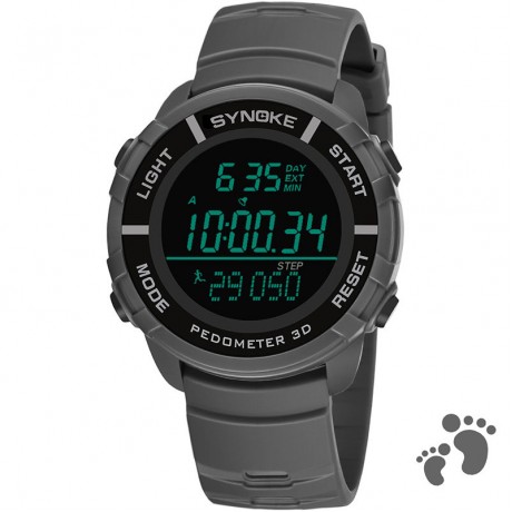 Digital LED Watch Pedometer Chronograph Multifountion Sport Watch For Men