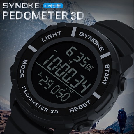 Digital LED Watch Pedometer Chronograph Multifountion Sport Watch For Men