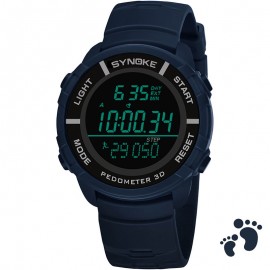 Digital LED Watch Pedometer Chronograph Multifountion Sport Watch For Men 