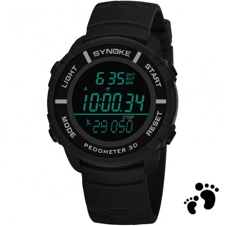Digital LED Watch Pedometer Chronograph Multifountion Sport Watch For Men