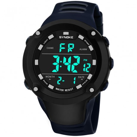 Multifountion Luminous Waterproof Watch Outdoor Sport Digital Watches For Men