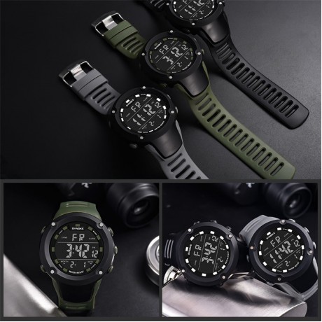 Multifountion Luminous Waterproof Watch Outdoor Sport Digital Watches For Men