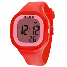 Fashion Jelly Multi-Function Watch Colorful Luminous 50 Meters Waterproof Silicone Digital Watches For Teens 